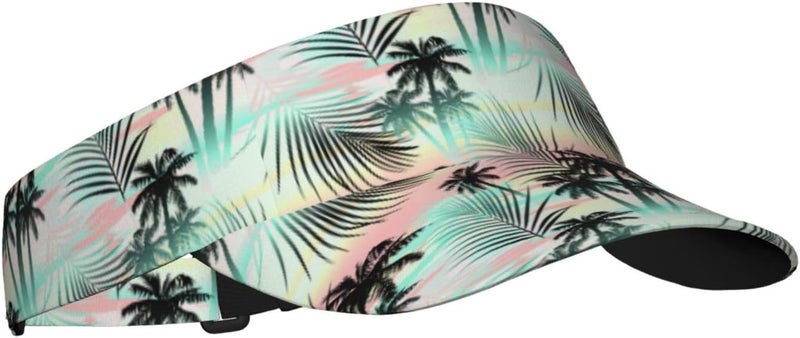 Gianlaima Sports Sun Visor Hats for Women Men Adjustable Lightweight Packable Sun Visor Hat Beach Pool Golf Tennis - Image 1